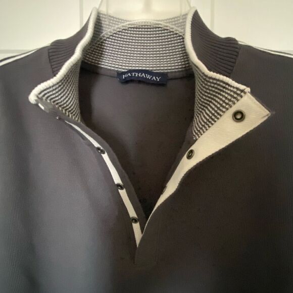 HATHAWAY Men’s Ribbed Knit Pullover Sweater Size XL - Picture 1 of 5